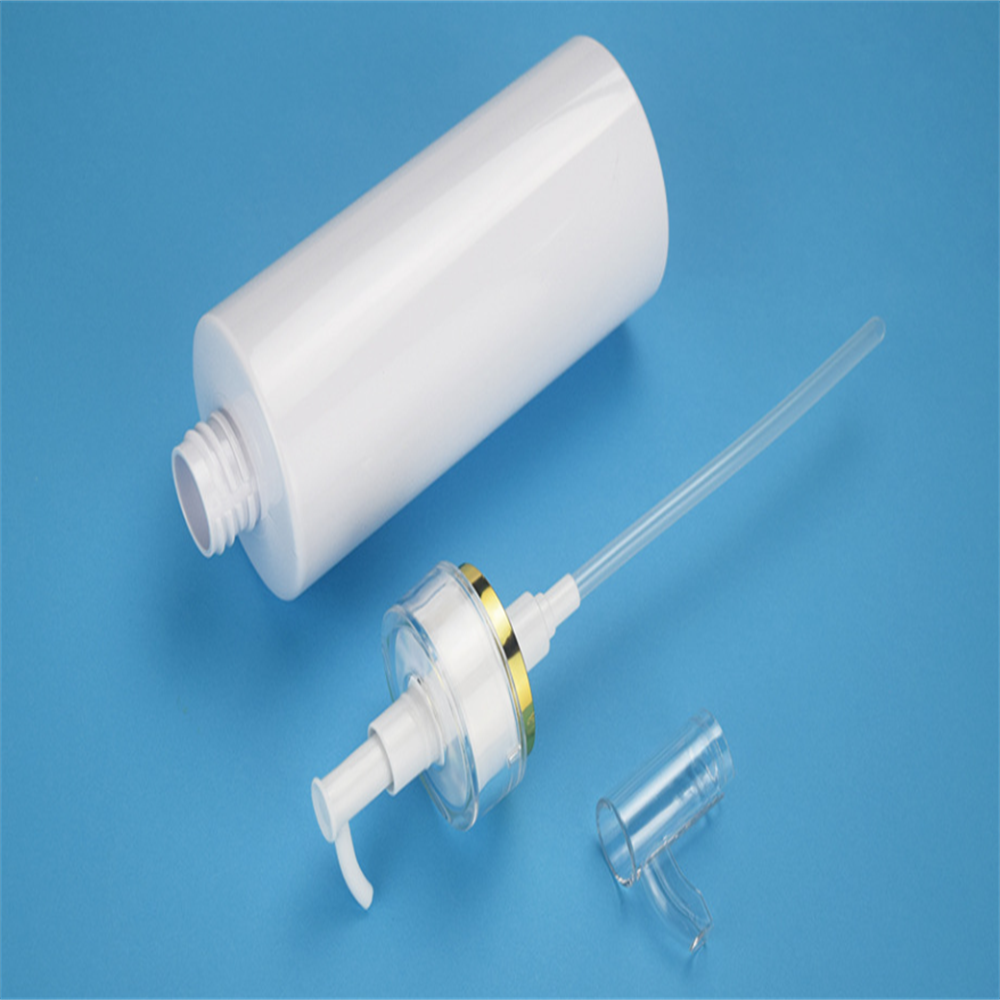 Cosmetica Hervulbare High-End Hoofd Pomp Acryl Flessen Spray Flessen Vloeibare Shampoo Douchegel Flessen Home Bad Supply