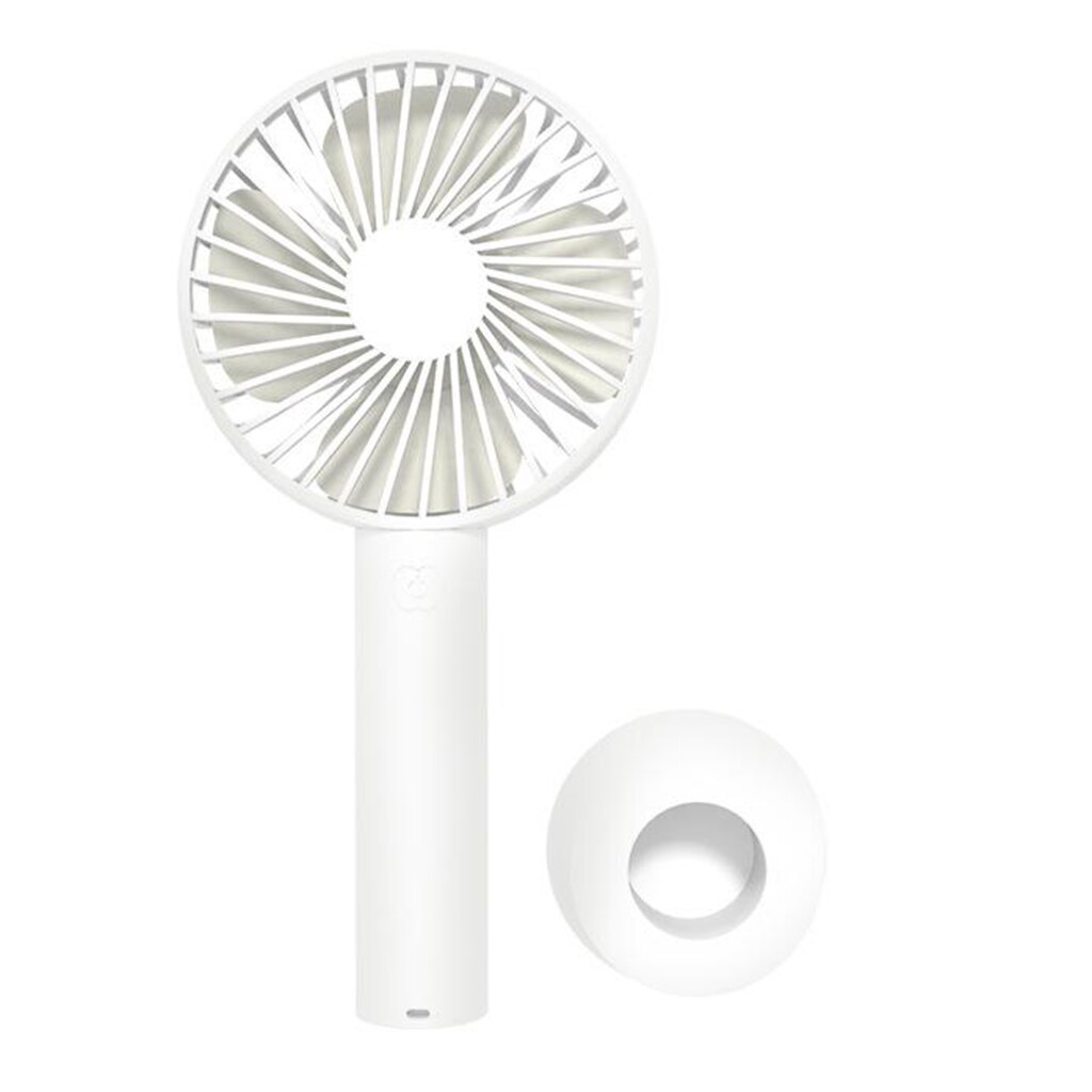 Handheld Fan Mini Ventilator Krachtige Kleine Persoonlijke Draagbare Ventilator Verstelbare: White
