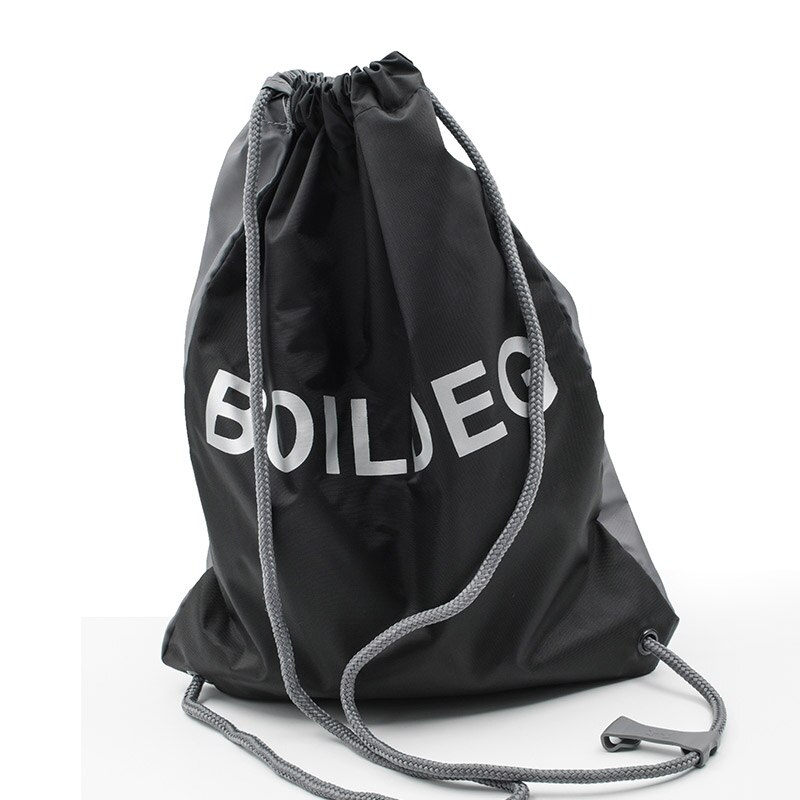 Waterproof Drawstring Backpack Sport Beach Gym Bag Pouch for Women Men Children Storage Shoe Bag ZJ55: Gray