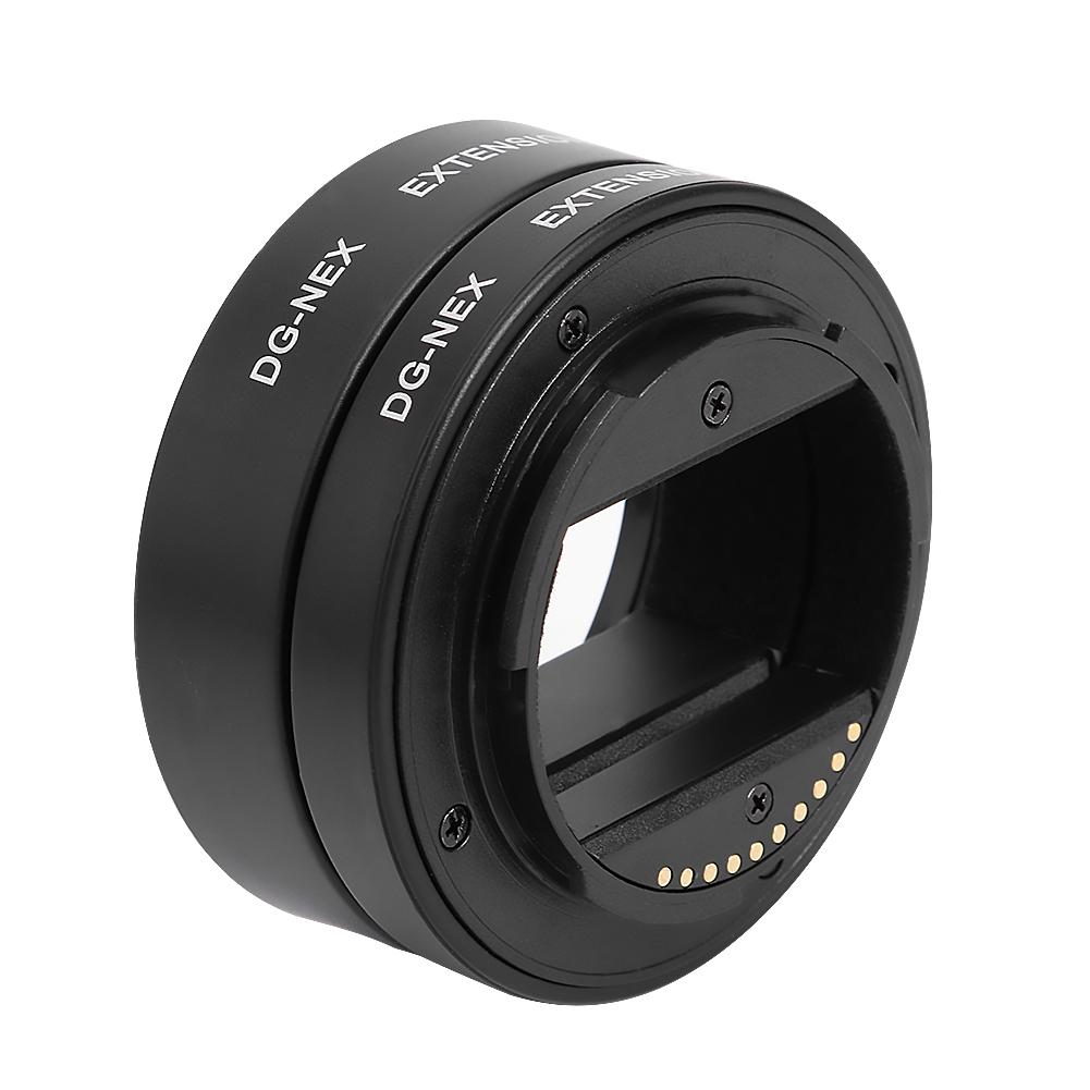 Professionelle Makro Verlängerung Rohr Bausatz 10mm 16mm Auto-fokus einstellen Metall Linsen Zubehör für Sony NEX E montieren Kamera