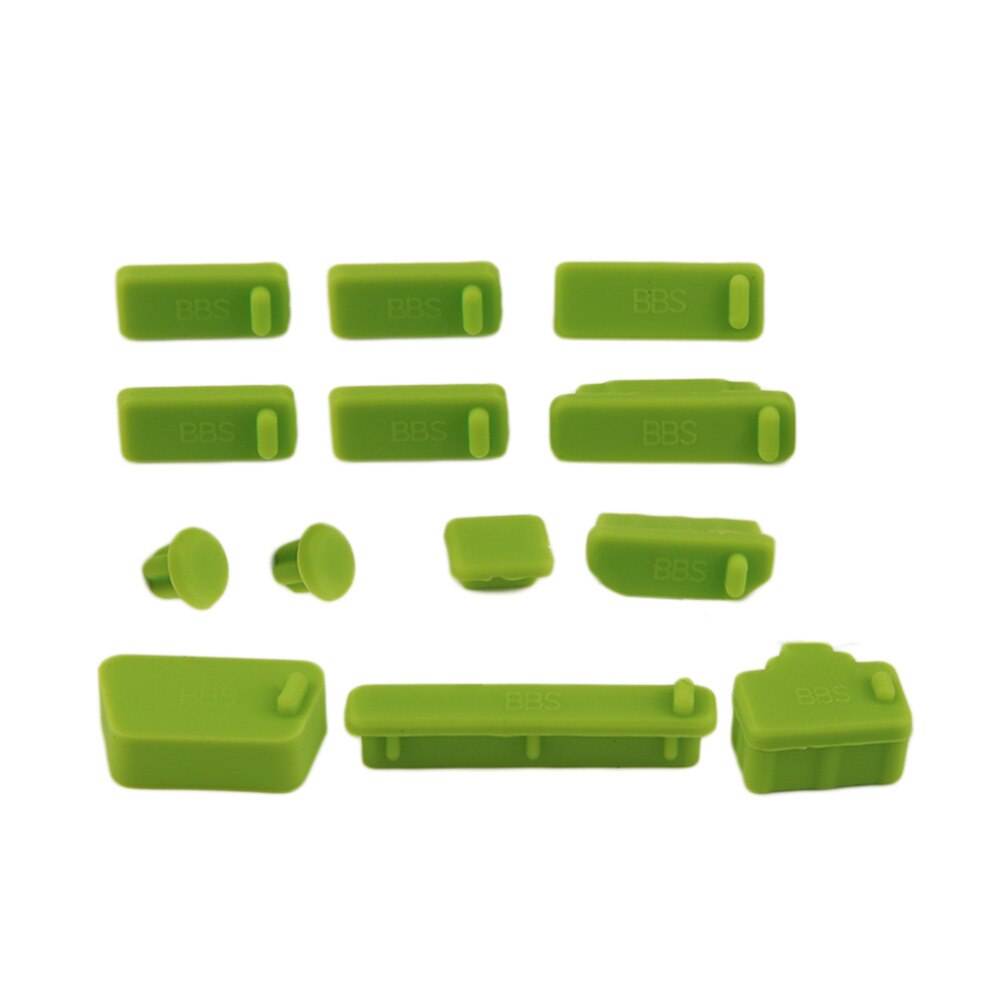 12 teile/satz Professionelle Silikon Anti-Staub Stecker Abdeckung Stopper Laptop Staubdicht USB Staub Stecker Abdeckung Set Geeignet Für Macbook