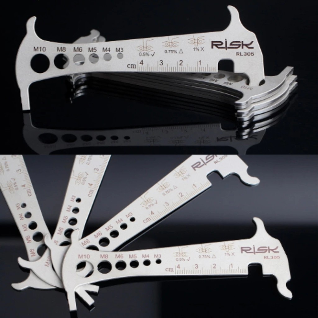 Bike Chain Checker Wear Indicator Measure Tool Gauge Repair checker Bicycle Chain Gauge Checker Stretched Tool #30
