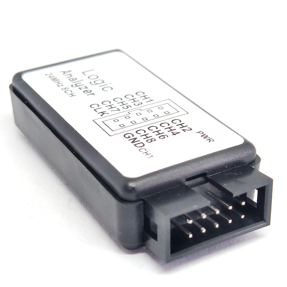 USB Logic Analyzer 24MHz 8 Kanaals 24 M/sec Logic Analyzer Debugger Voor ARM FPGA 24 MHz/ 16 MHz/12 MHz/8 MHz/4 MHz/2 MHz Microcontroller