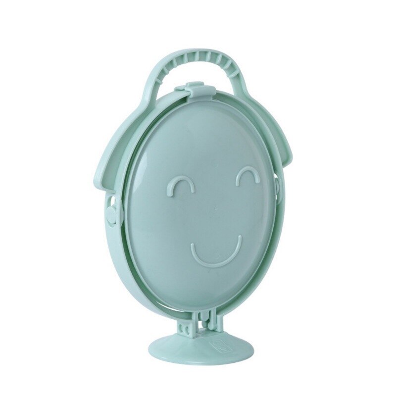Platos de plástico plegables para salida de pícnic, platos portátiles para aperitivos, cuenco, bandeja, suministros para en casa: Green