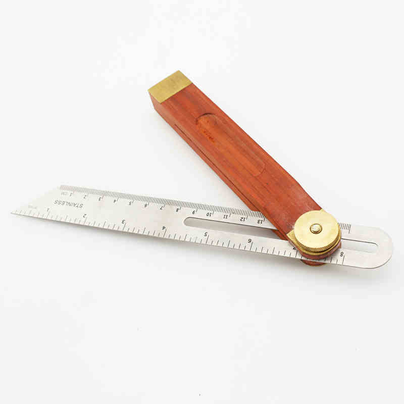 Sliding Portractor Craftsman Sliding T Bevel Square Gauge Protractor Angle Transfer Tool With Wooden handle For Accurate Angles