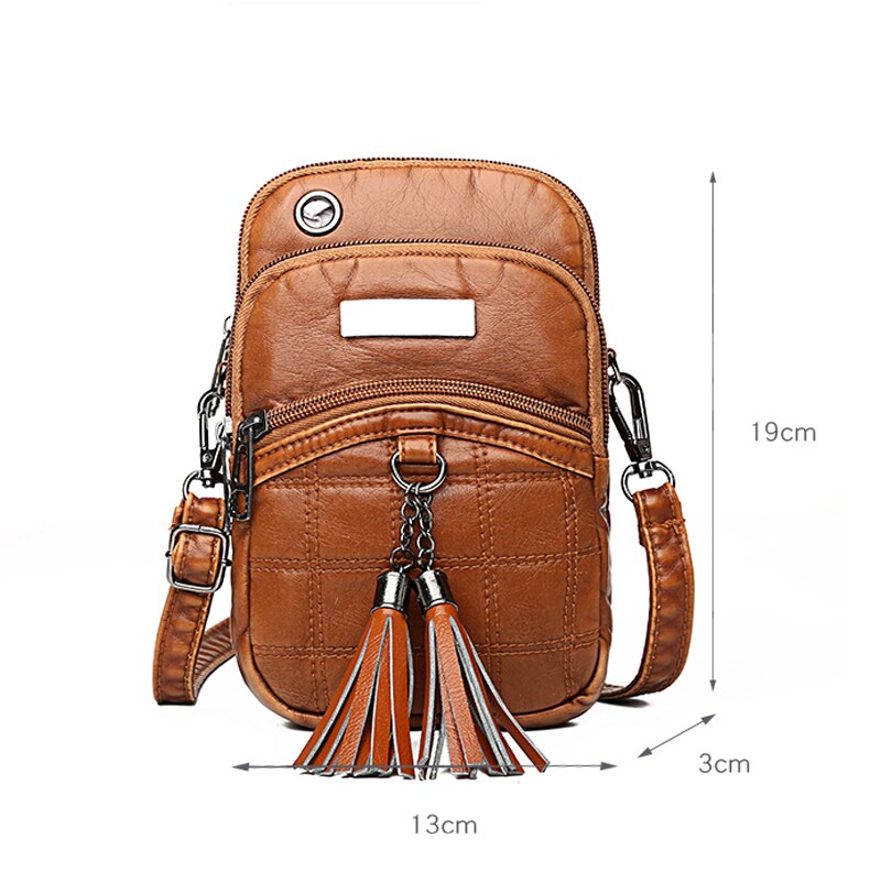 Mantis Garnalen Telefoon Schoudertassen Voor Vrouwen Pu Lederen Kwastje Klinknagel Crossbody Tas Voor Meisjes Tas Beroemde Vrouwen tas