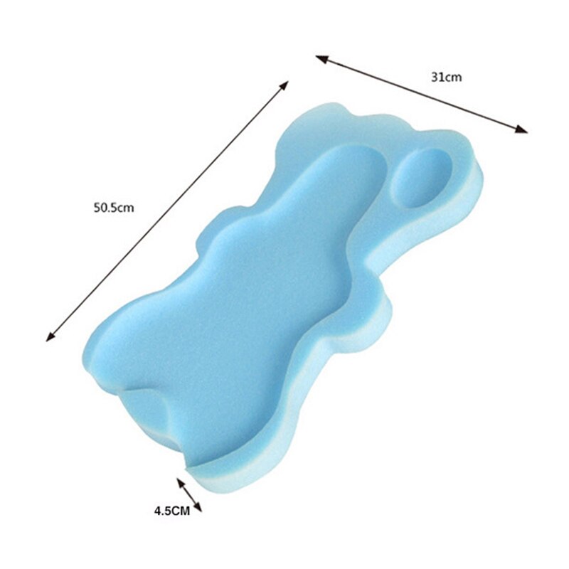Tapis d'éponge de bain pour bébé garçon fille | Joli tapis de baignoire de couleur unie, coussin de siège souple, antidérapant directe