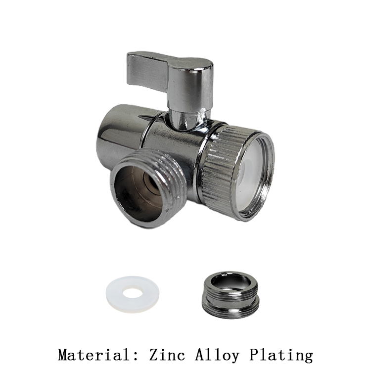 Faucet Switch Adapter Kitchen Sink Splitter Diverter Valve Water Tap Sprayer Connector Toilet Bidet Shower Bathroom Accessories: Yellow