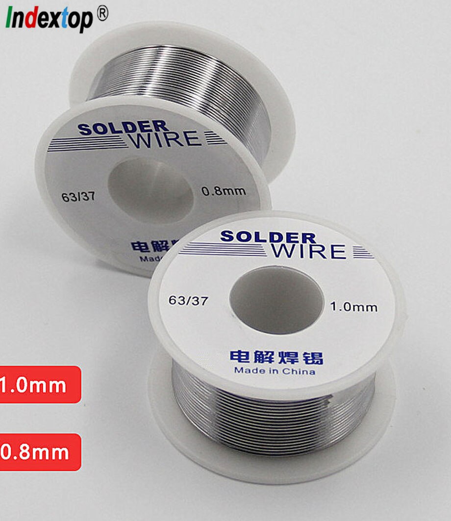 0.8mm 1.0mm 20g 50g 100g lodning tin tråd tin smelte harpiks kerne lodde lodde tråd rulle no-clean flux 2.0%