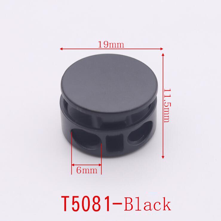 Alloy Flat Side Cord Stopper Press Lock Rope Ends Lid 2 Holes Drawstring Toggles Clip For Clothes Apparel Shoelace Accessories: Copper