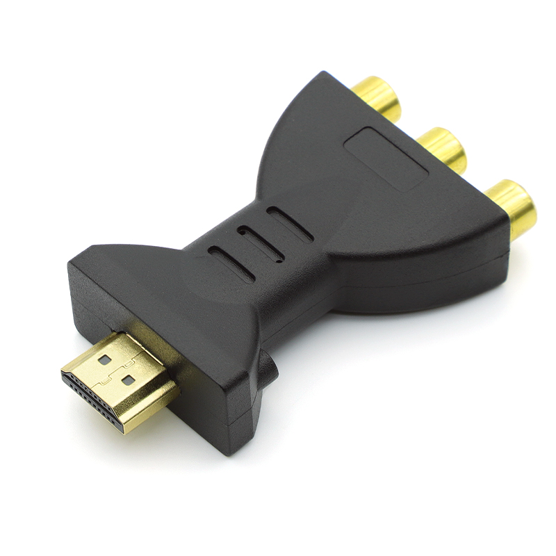 1 stks HDMI naar AV Adapter Kabel 3RCA Lotus Hoofd Rood Wit Geel/Rood Blauw Groen Converter HDMI naar Audio Video Adapter