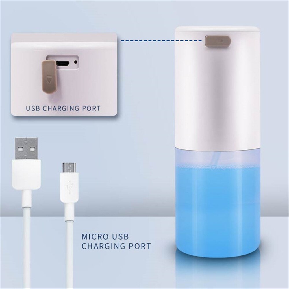 Intelligent Automatic Sensor Foam Dispenser Smart Sensor Rechargeable Liquid Soap Dispenser Touchless Hand Sanitizer Dispenser