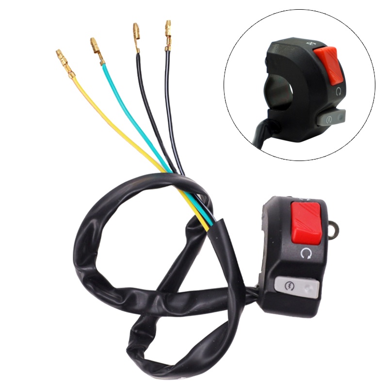 Universal- 7/8 zoll Motorrad Schalter Lenker Nebel Hedlight Horn Anfang töten Schalter AUF aus-Geschmack 12V Für ATV Rolle Schneemobil