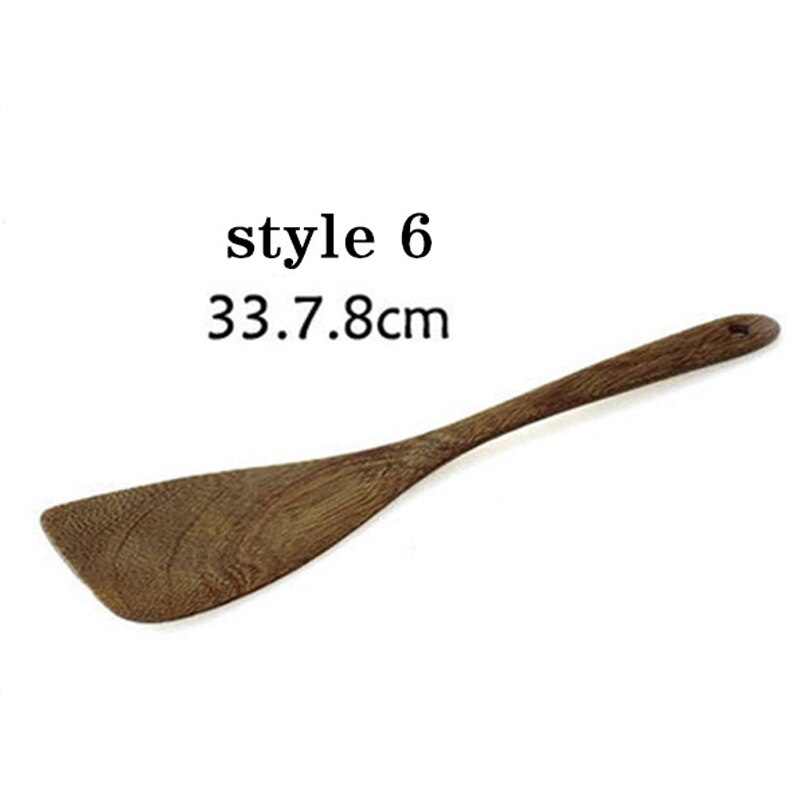 1pc Non-stick Wood Spatula Shovel Spoon Kitchen Accessories Non-Stick Cookware Cooking Utensils Tools Household Kitchen Cookware: style 6