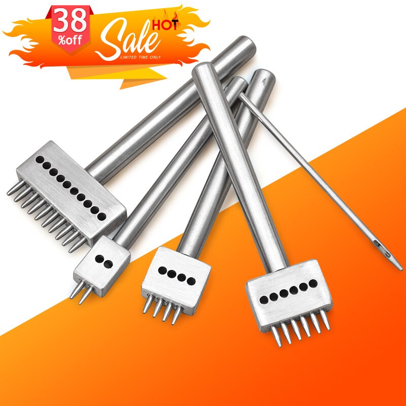 Spacing Chisel 4mm Spacing Lacing Stitching Chisel Set Hole Punch... – Grandado
