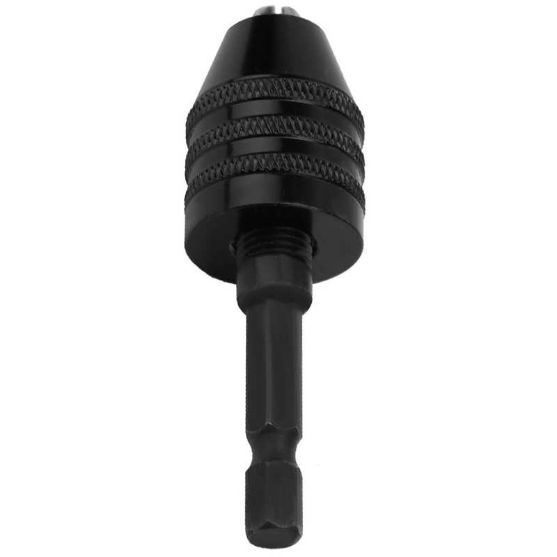 Universal Drill Chuck Adapter Convertor 0.3-6.5mm Keyless Chuck Clamp Electric Drill Motor Shaft Chuck Adapter Mini Chuck