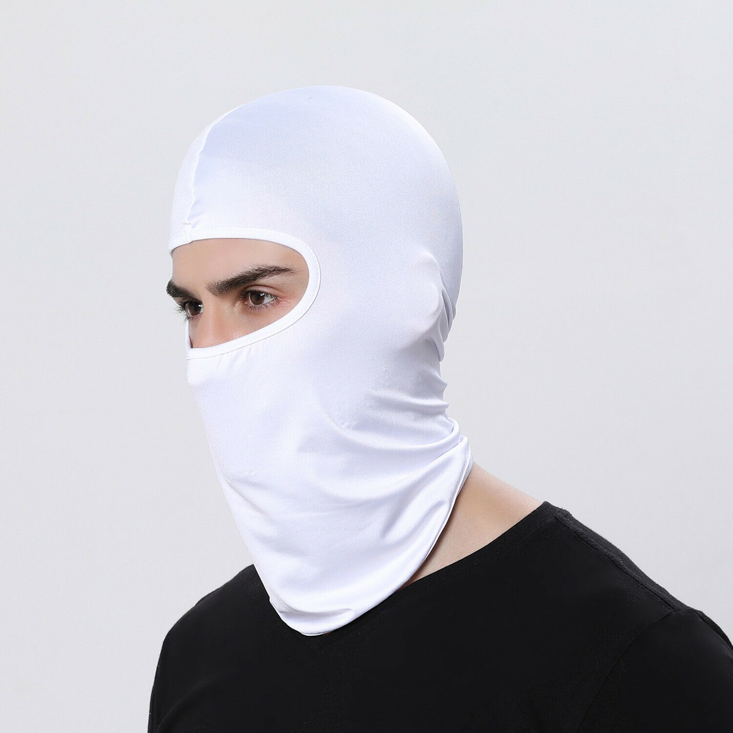 Full Face Mask lycra Balaclava Ultra-thin Cycling Motorcycle Protecting Ski Neck: 2