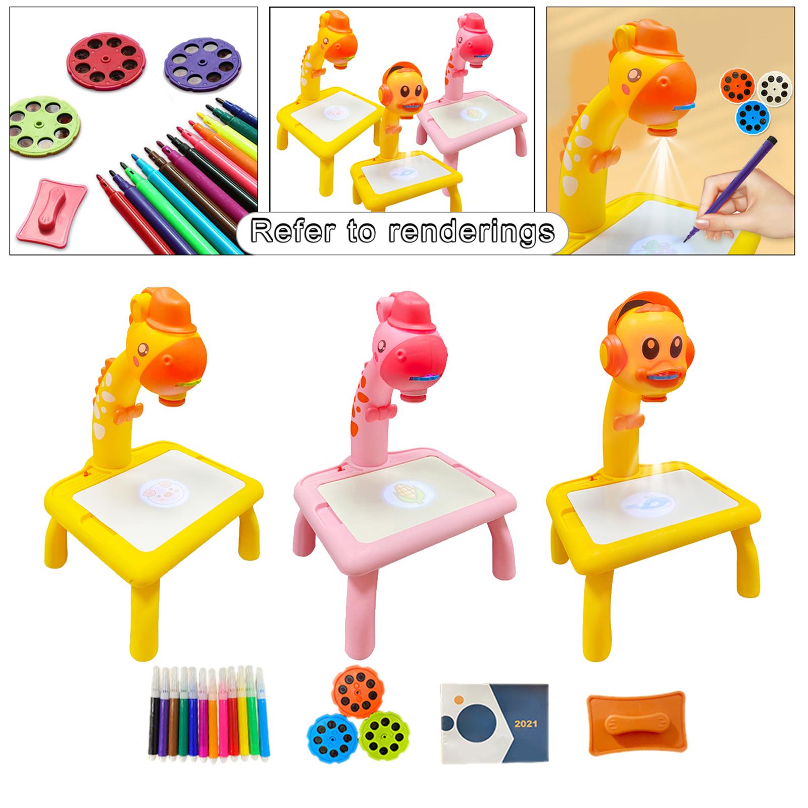 Projektion Zeichnung Tisch Ziehen Projektor Spielzeug LED Projektor Kunst Tisch Projektion Zeichnung Gremium für ändern 3 +