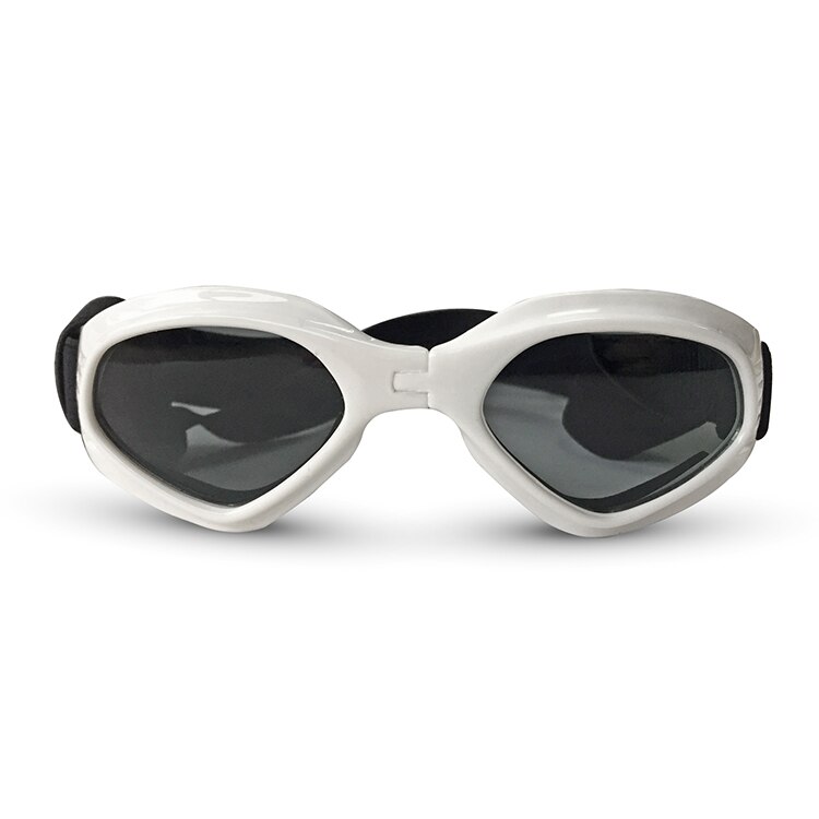 Huisdier Accessoires Kat Hond Glazen Goggles Opvouwbare Anti-Uv Zonnebril Waterdichte Huisdier Foto Props Voor Kleine Middelgrote Hond Product Pug: WHITE