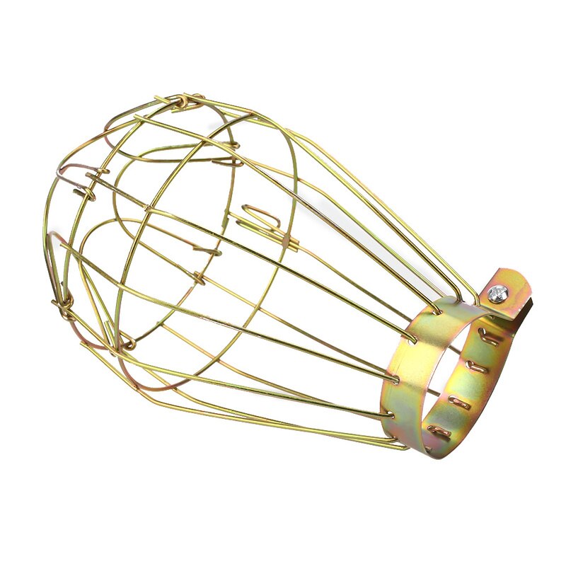 Järn vintage tråd lampa bur lampskärm för reptil husdjur brooder värme lampa glödlampa industriell lamp vakt bur lampa skärm