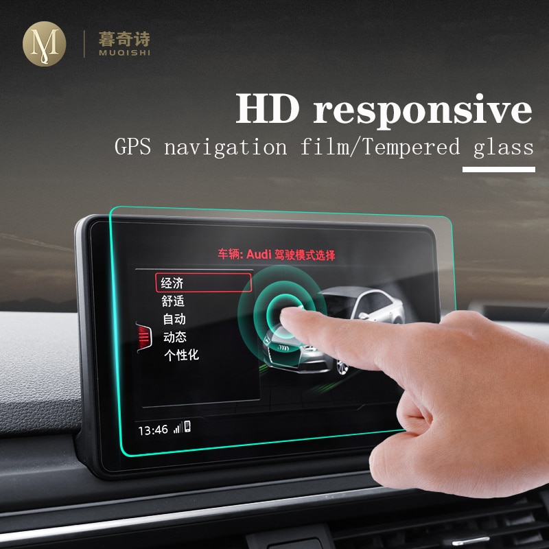 Protector de radio multimedia para coche de 6/7/8/9/10 pulgadas, reproductor de vídeo para coche, película protectora de vidrio templado para pantalla de navegación GPS