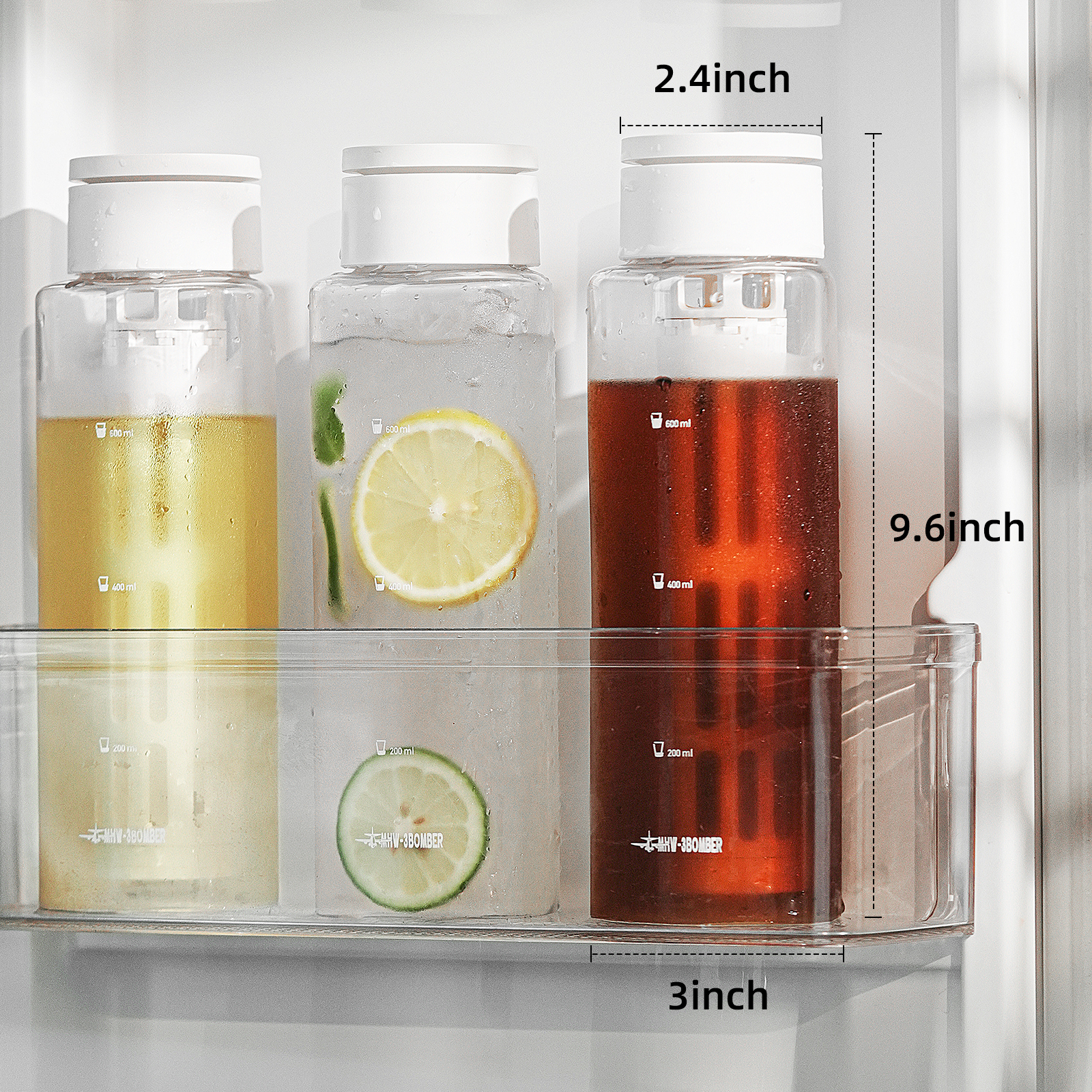 MHW-3BOMBER 600ML Cold Brew Koffiezetapparaat Afneembare Koffiepot met Mesh Filter Thuis Barista Tool Draagbare Camping Accessoires