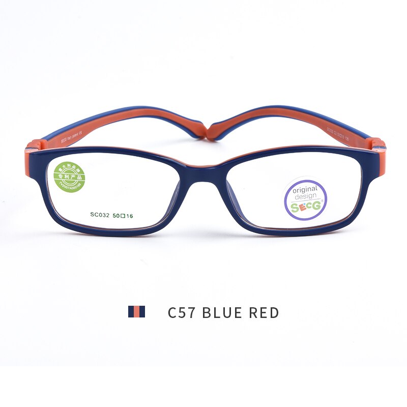 SECG-gafas suaves y flexibles ultraligeras para niños, montura De gafas ópticas para niños, gafas De vista, Lunettes De Vue Enfant: Blanco