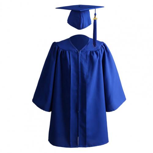 Graduation Suit Exquisite Significant Smooth Children School Graduation Suit for: Royal Blue / M