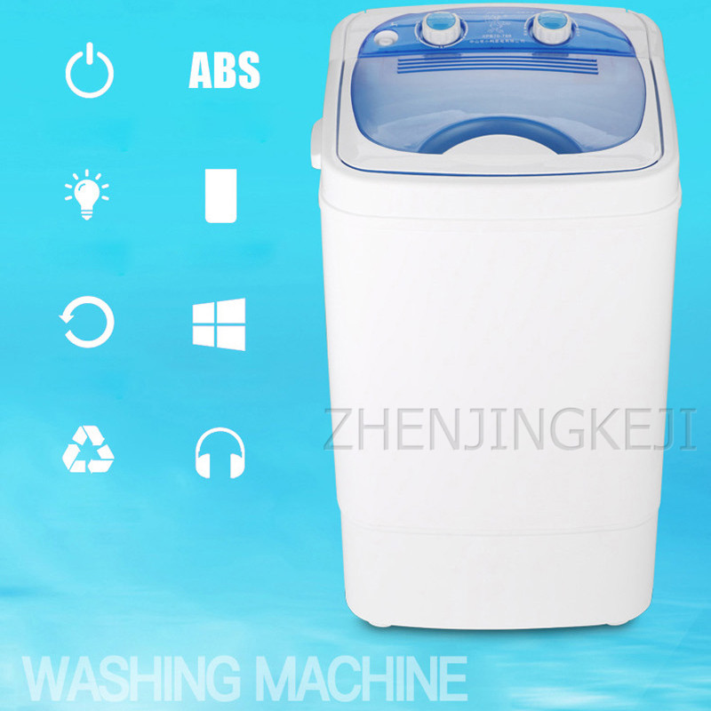 7.0 KG Washing Machine Single Barrel Single Cylinder Washer Mini Semiautomatic Clothes Washing Tools Home Cleaning Appliances