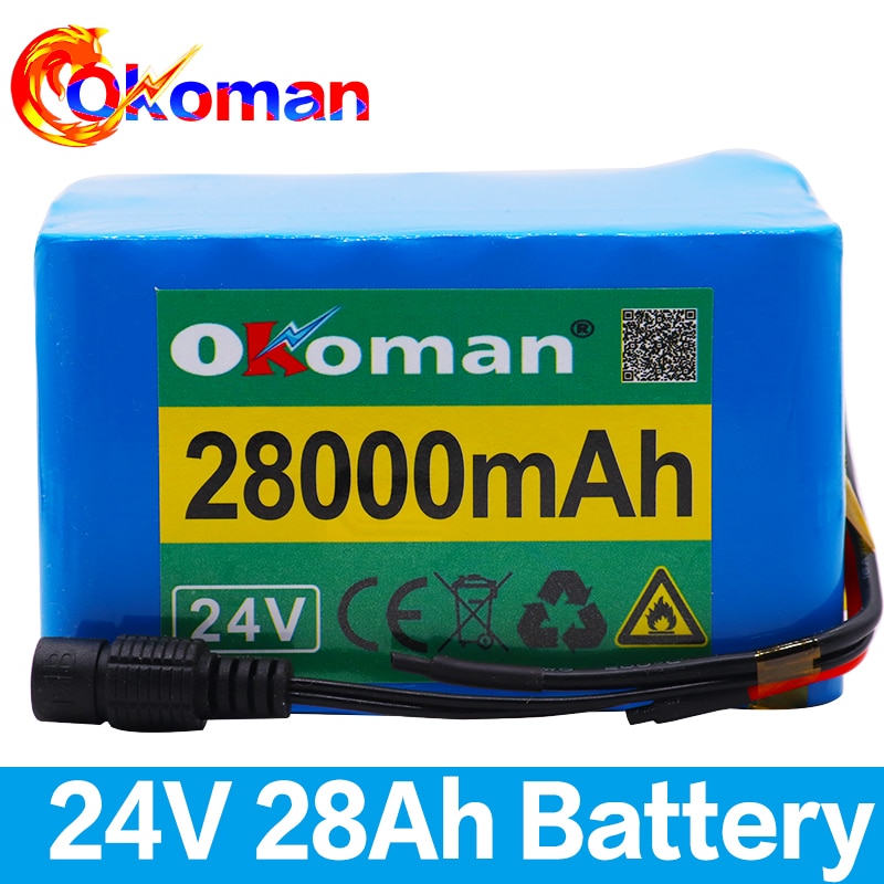 24V 28Ah 6S5P 18650 li-ion battery pack 25.2v 28000mAh electric bicycle moped /electric/lithium ion battery pack