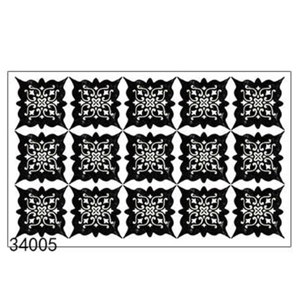 Tile Stickers Living Room Kitchen Bedroom Floor Decoration Removable Wall Sticker Home DIY Ornaments Ceramic Stickers #109: E