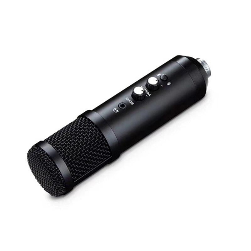 USB Microphone BM800 Condenser Microphone With Ear Return Monitor Microphone Mute Reverb Computer Microphone MIC fo