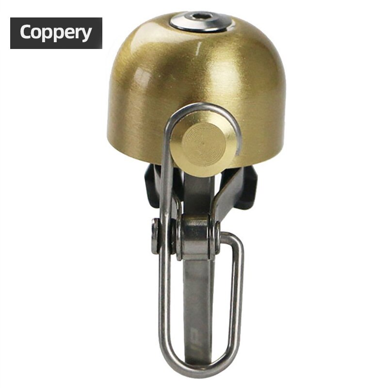 Folding Bike Brass Ordinary Copper Bells Clear Voice Bicycle Bells Retro Brass Bells MTB Road Bike Horns Kid Bike Accessory: Coppery