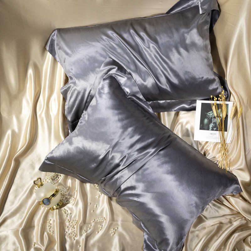 1Stck 100% Reiner Seide Kissenbezug Königin König Größe für Hotel Hause Weichen Gesunde Kissen Abdeckung Seide Kissen Kissen fallen 48*74CM: Beige