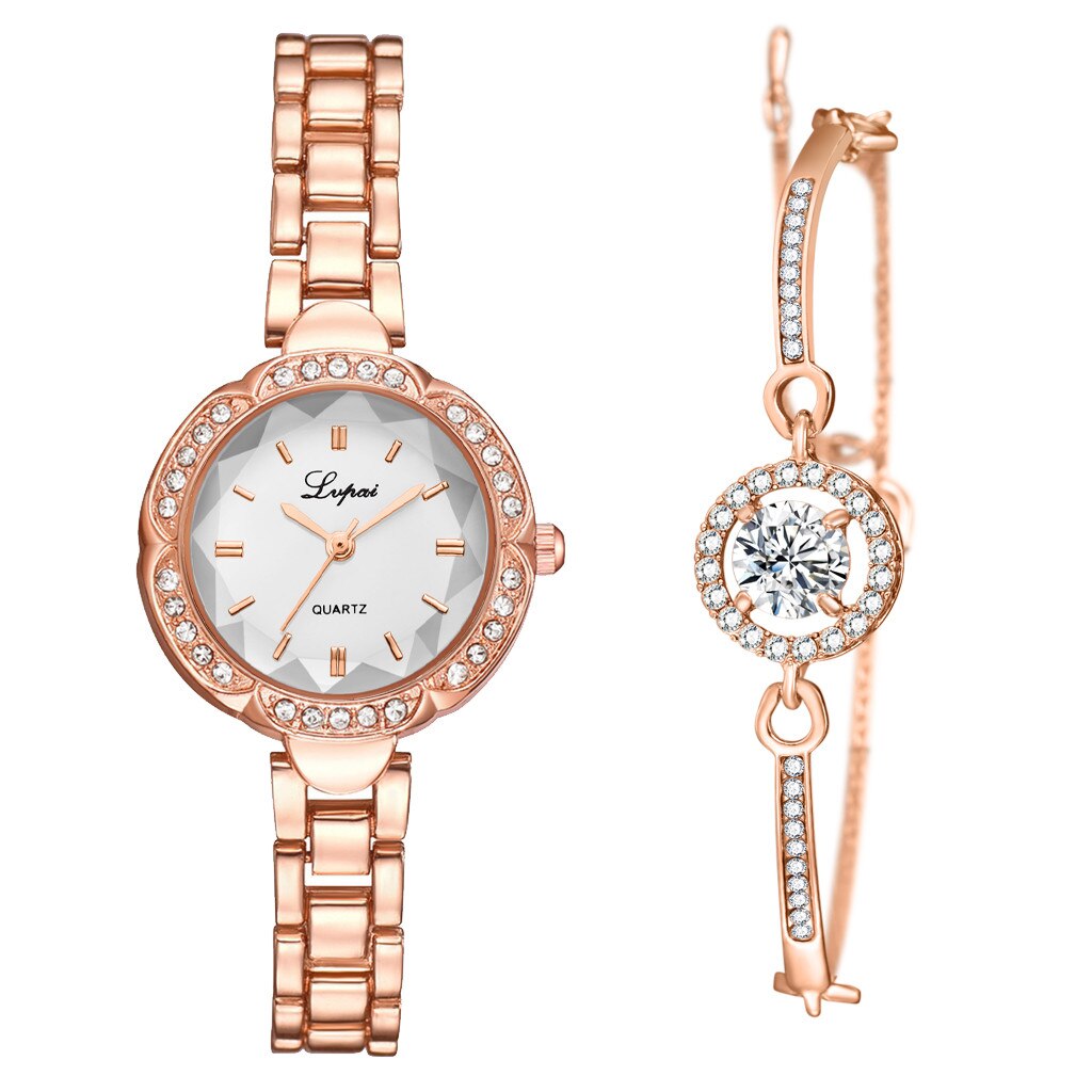 Couple Watch Bracelet Watch Suit Small And Delicate European Beauty Simple Wristwatch For lovers relogio masculin #BC: A