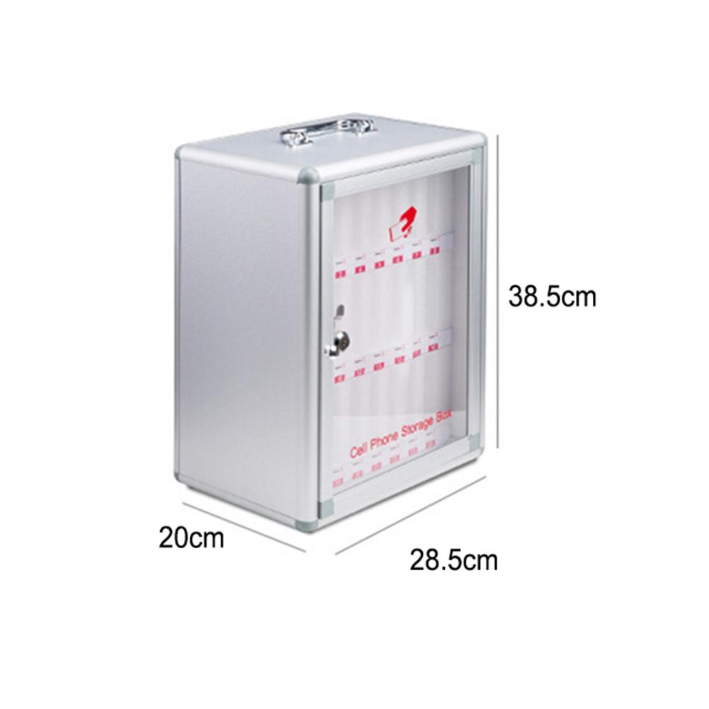 Aluminum Alloy Pocket Chart Storage Cabinet For Cell Phones Can Be Carried By Hand