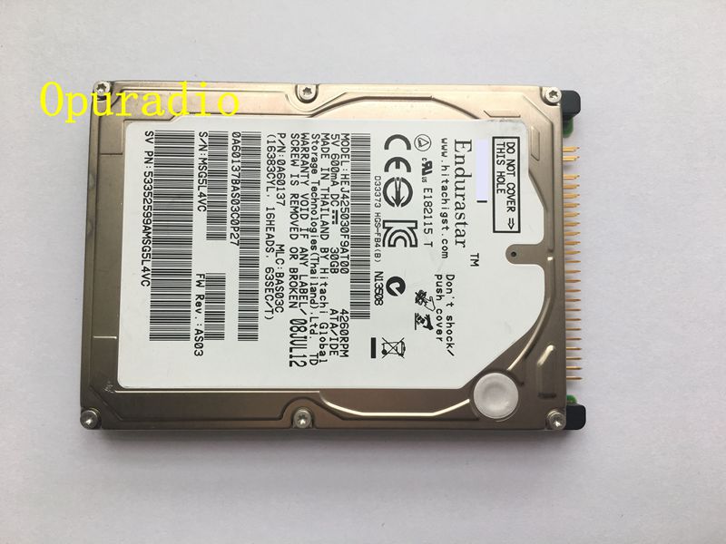 Harde schijf HEJ425030F9AT00 30 gb Voor Auto HDD navigatie systemen gemaakt in Japan