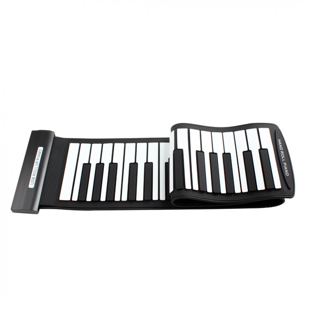 Teclado MIDI con 61 teclas, teclado electrónico plegable KONIX MD61 a la , Piano Superior enrolladas con teclas suaves
