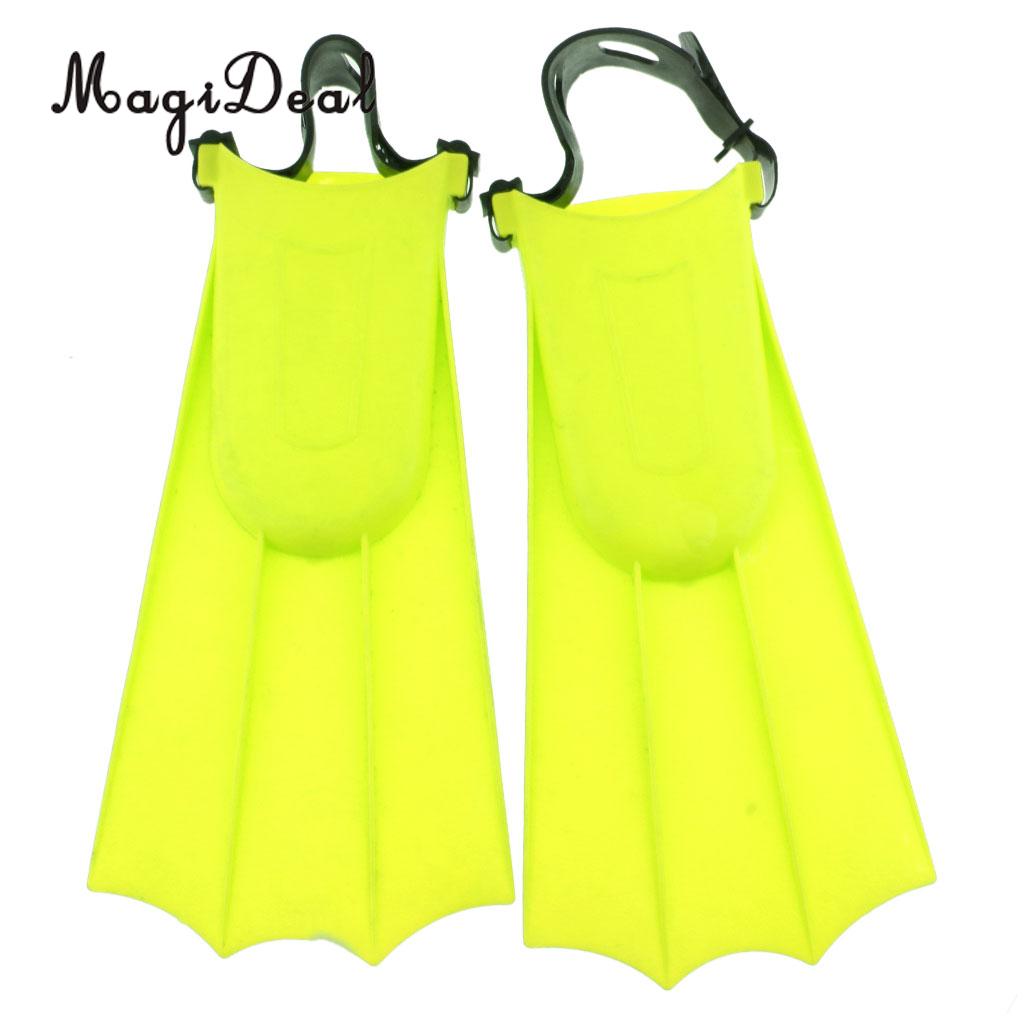 MagiDeal Adults Adjustable Flippers Fins Swimming Diving Learning Tools S/M/L/XL for Swimming Snorkeling Diving Fins Children
