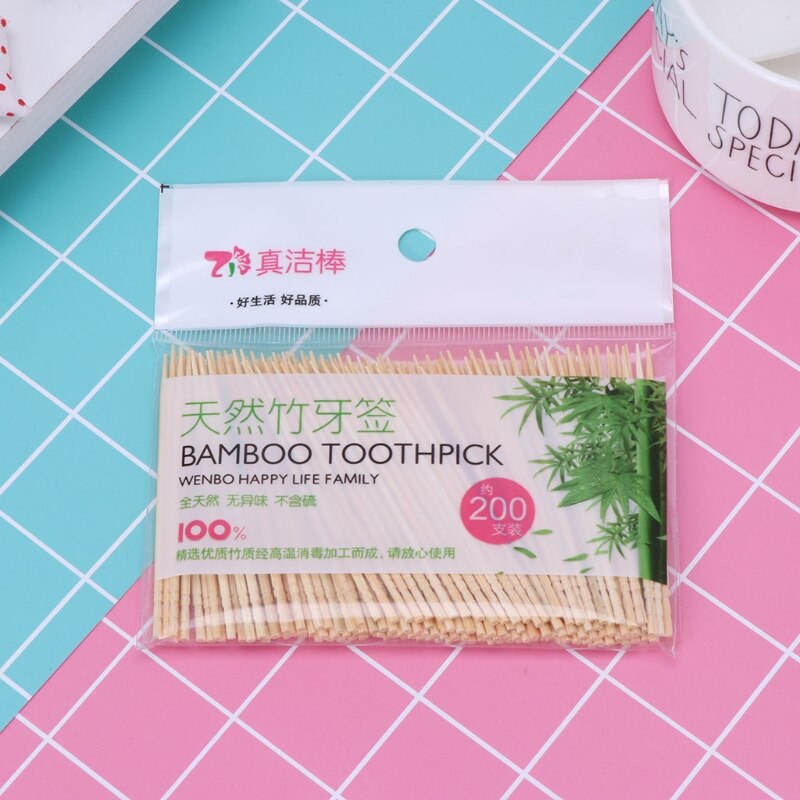 Wood Wooden Appetizer Toothpicks Picks for Cheese & Fruit Snacks 896D