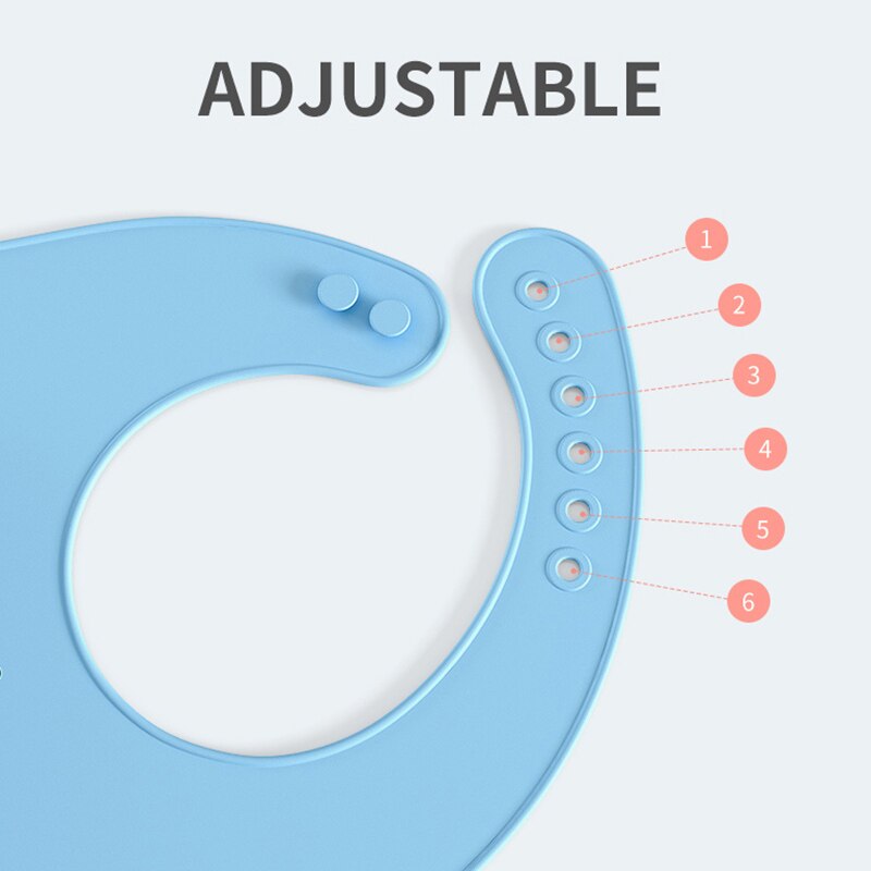 Bavoirs en Silicone pour bébé, animaux de dessin animé cerf, doux, alimentation pour bébé, imperméable, ajustable, pour enfants fille et garçon, accessoires de soins