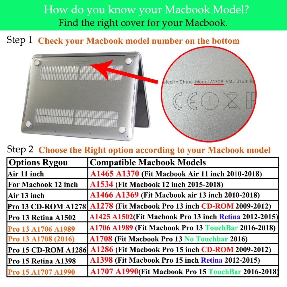 For Old Macbook Pro 13 with Retina Case, Crystal Clear Hard Case & Silicone Keyboard Cover Screen Protector for A1425 A1502