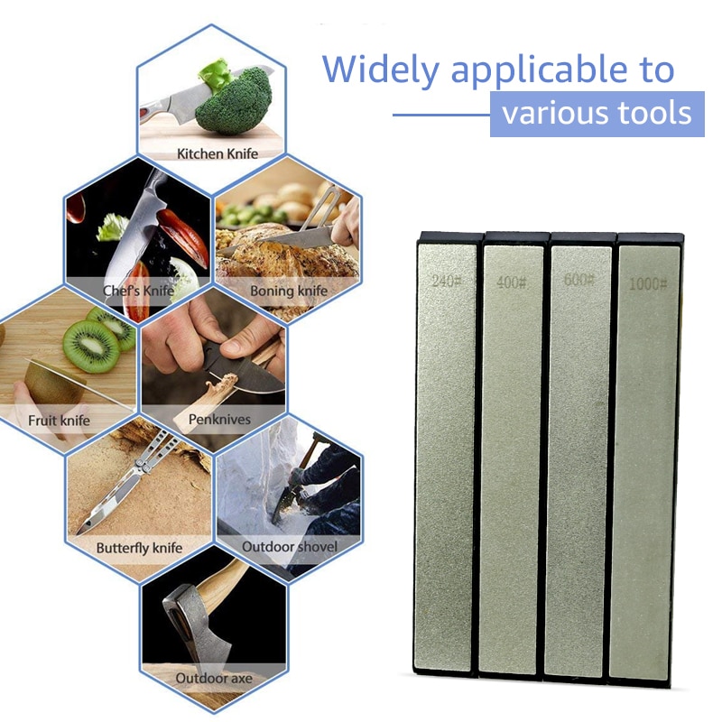 sharpening stone knife sharpener diamond Angle Whetstone Knife Sharpener tool 240 400 600 1000 grit