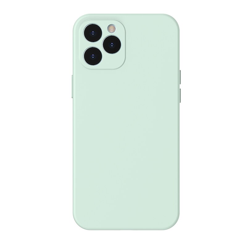 Baseus Phone Cover For iPhone 12 Pro Max Dustproof Phone Case Simple Case Ultra Thin Back Phone Cover For iPhone 12 Mini: For iPhone 12 Pro / Mint Green