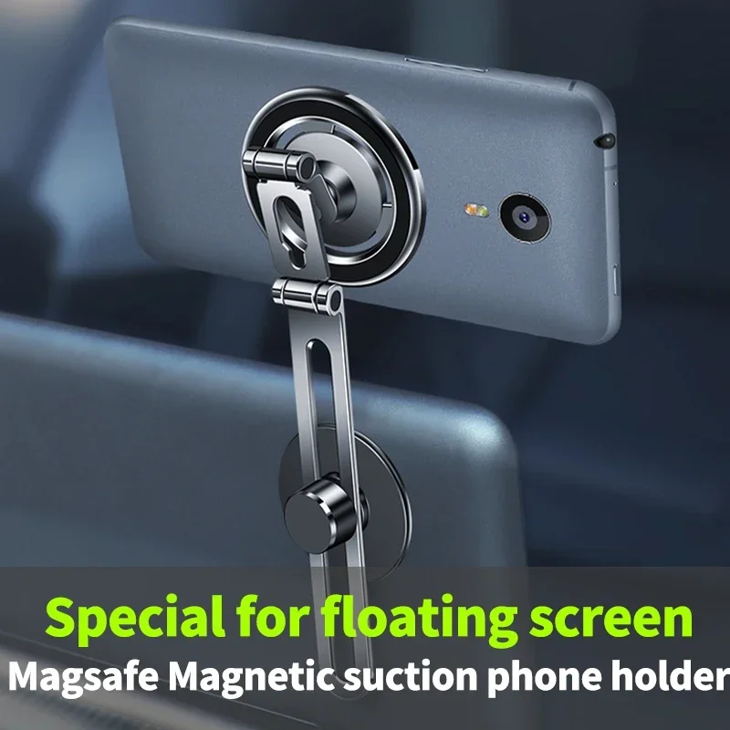 Soporte magnético para teléfono de coche, imán giratorio extensible magnético, soporte para teléfono inteligente para iPhone 15 14 13 Pro Max Samsung Xiaomi