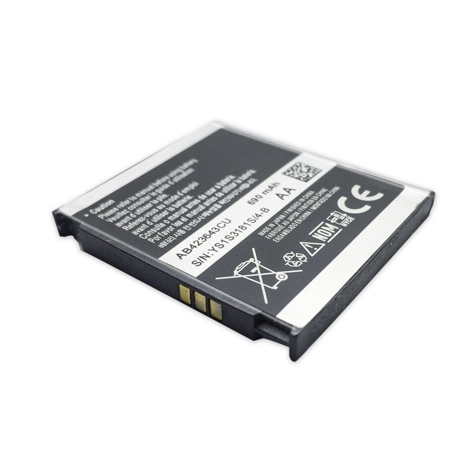 AB423643CU (AB423643CC AB423643CE) Battery for samsung X828 D830 D838 E840 F589 F639 U100 U308 U600 X820 with Track Code