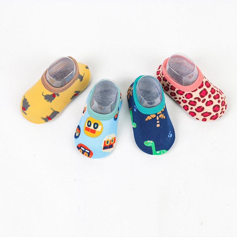 Baby Baby Warm Sokken Antislip Peuter Meisje Jongen Vloer Thuis Schoenen Sokken Katoen Breien Zachte Tong Baby Lopen voet Indoor Sokken