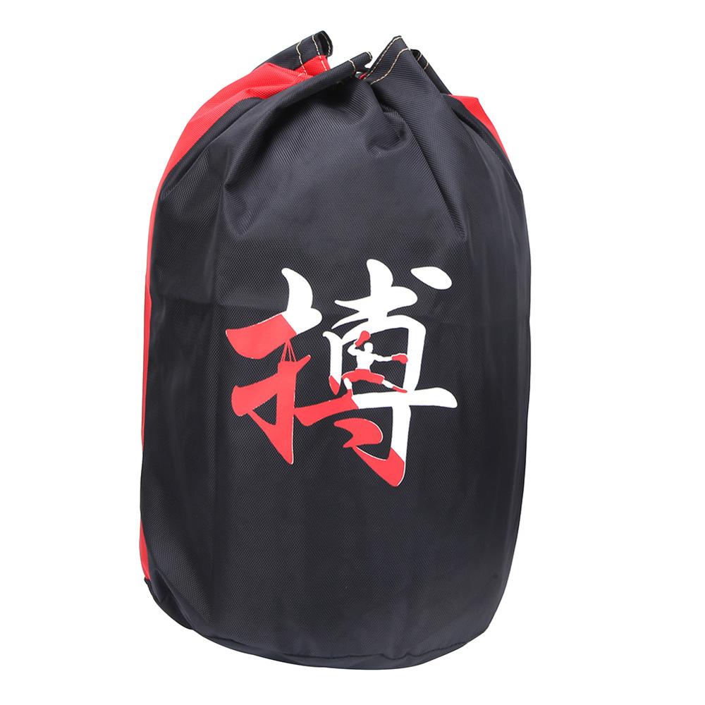 Gym Boxing Sports Bag Durable Large Capacity Rope Bag Protectors Storage Backpack for Taekwondo Boxing Sanda: Chinese Character