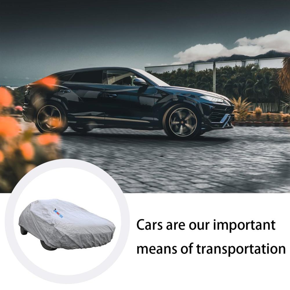 Peva Monocouche Bâche De Voiture 430*175*150 cm Résistant aux ultraviolets Extérieure Et Intérieure Ventilation Complète Bâche De Voiture