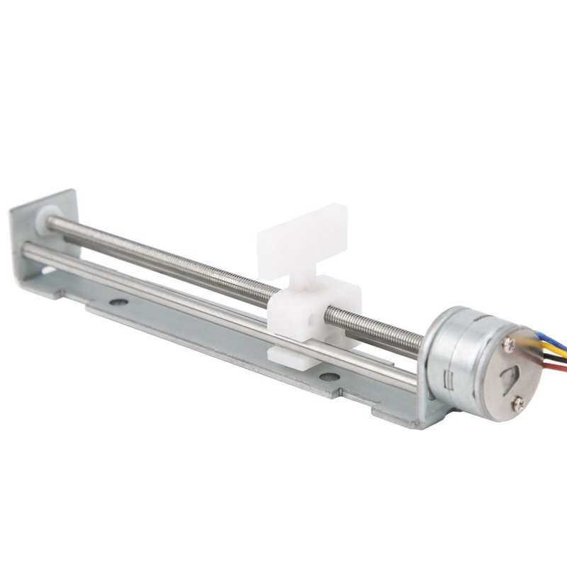 guia linear linear rails and bearings Stepper Motor Linear Stroke with Slider 80mm 2-Phase 4 Wire DIY Small